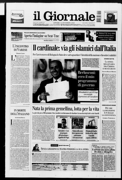 Il giornale : quotidiano del mattino